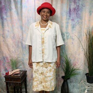 📌Dress Sevvy Airy Summer Dress w/ Matching Jacke